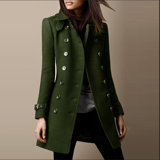Manteau long cintré