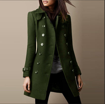 Manteau long cintré