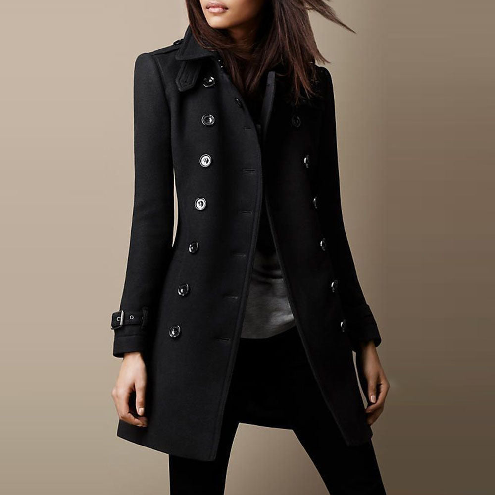 Manteau long cintré