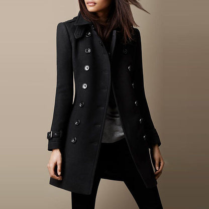 Manteau long cintré