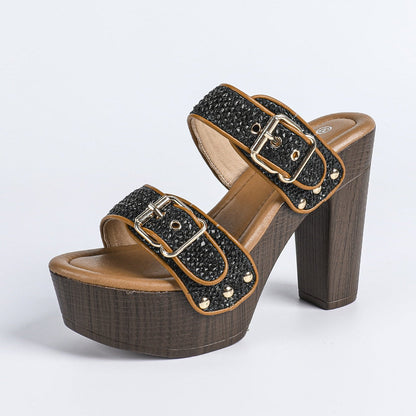 Valentina talons à double boucle