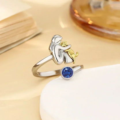 ROSE | Bague icône chien
