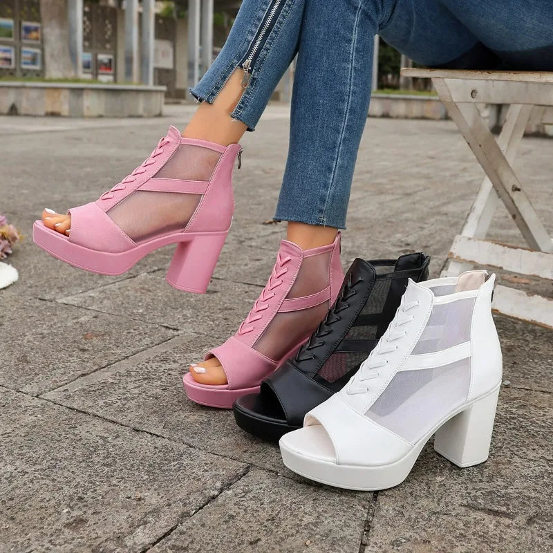 Talon en maille Sienna