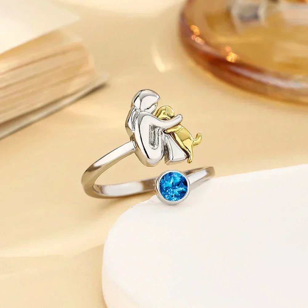 ROSE | Bague icône chien