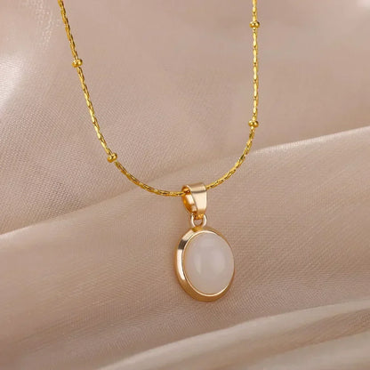 OPALINA | Collier pendentif goutte d'opale