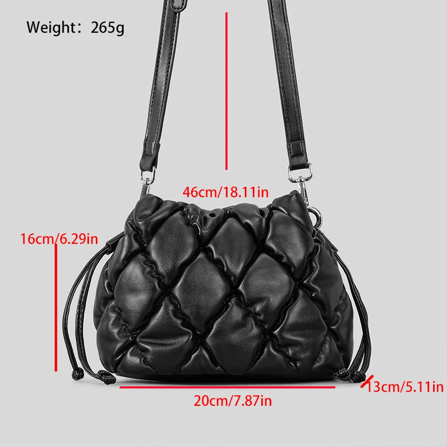 Mini sac bandoulière coussin Bianca