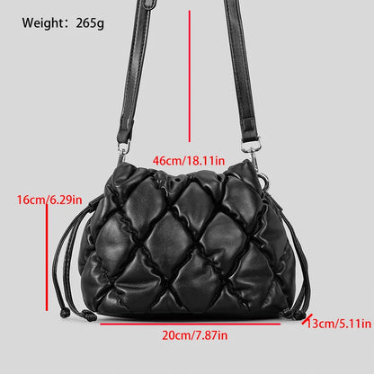 Mini sac bandoulière coussin Bianca