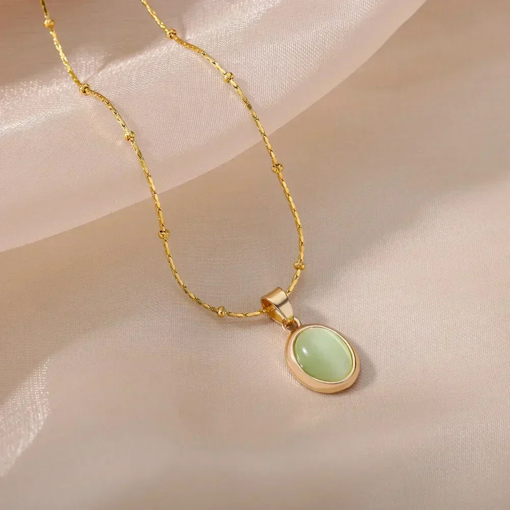 OPALINA | Collier pendentif goutte d'opale