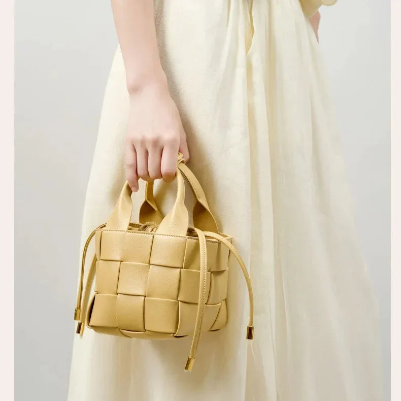 Mini sac panier tressé Wynn
