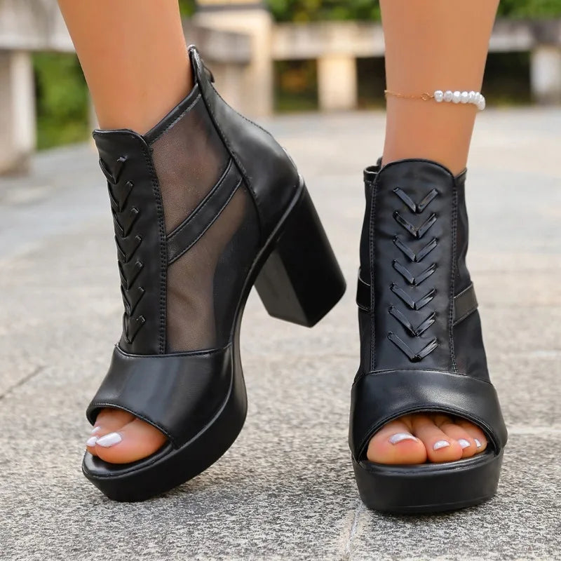 Talon en maille Sienna