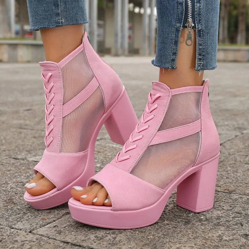 Talon en maille Sienna