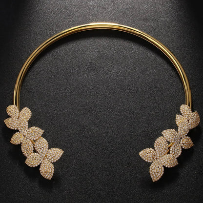 MARGARITA | Collier élégant fleur en cristal