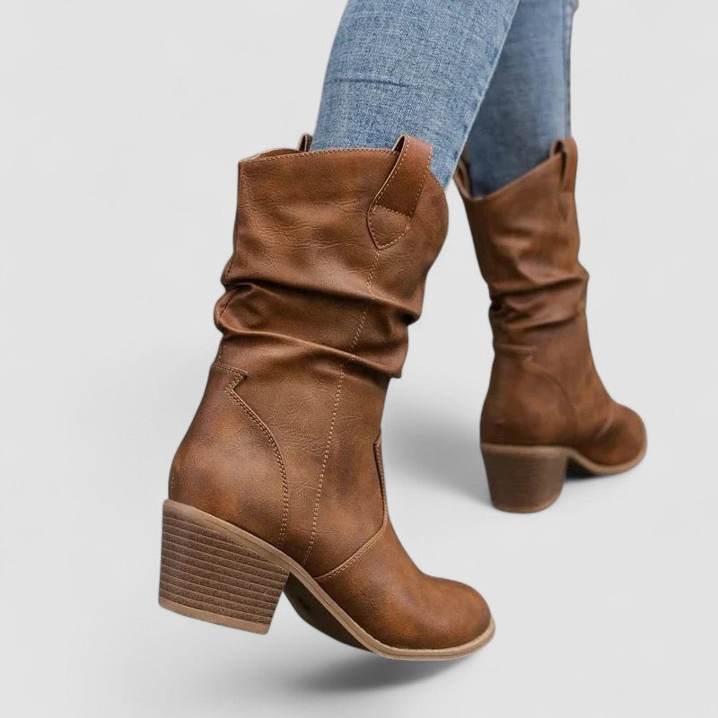 Vivian – Bottes orthopédiques en cuir