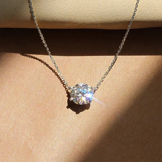 NAIA | Collier solitaire élégant en cristal