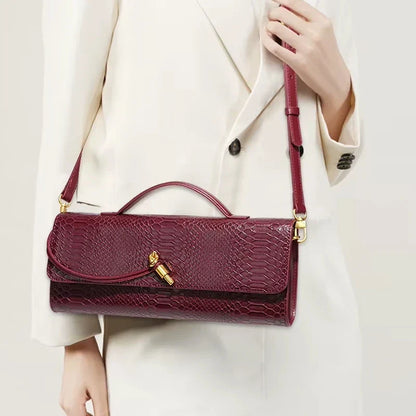 Pochette imprimé serpent Sammi