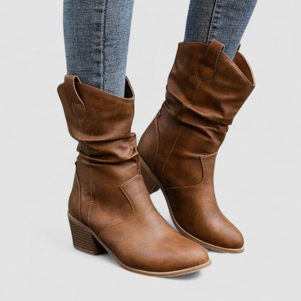 Vivian – Bottes orthopédiques en cuir