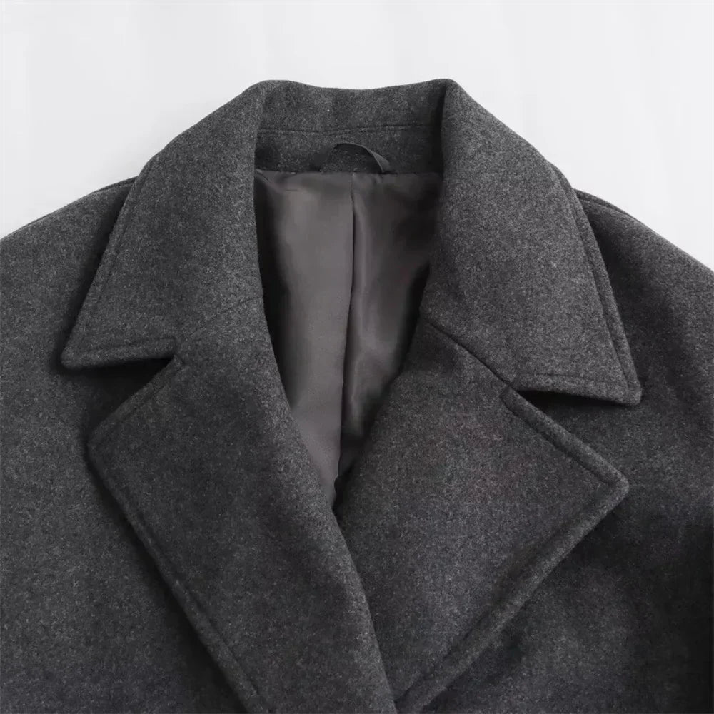 Manteau d'hiver long et chaud