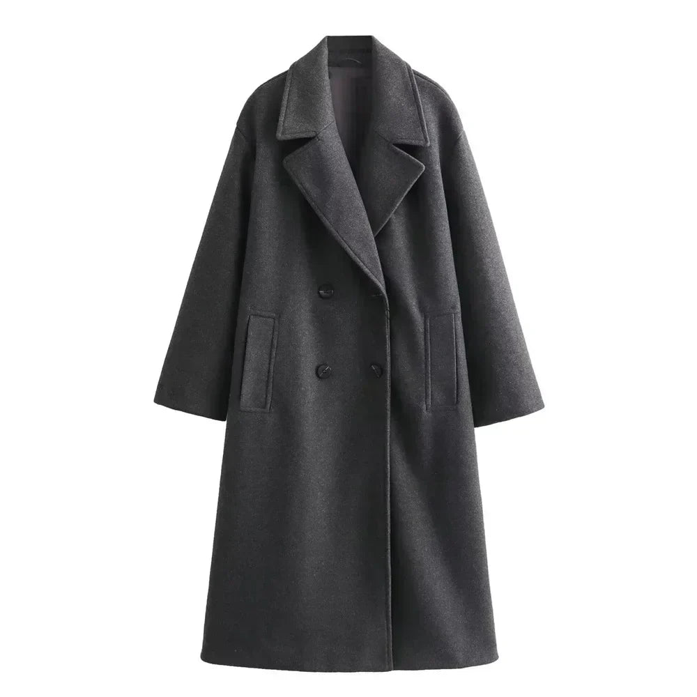 Manteau d'hiver long et chaud