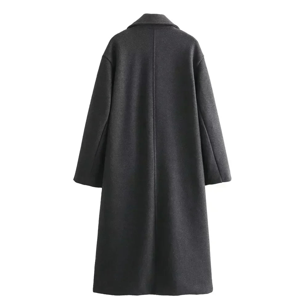 Manteau d'hiver long et chaud