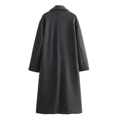 Manteau d'hiver long et chaud
