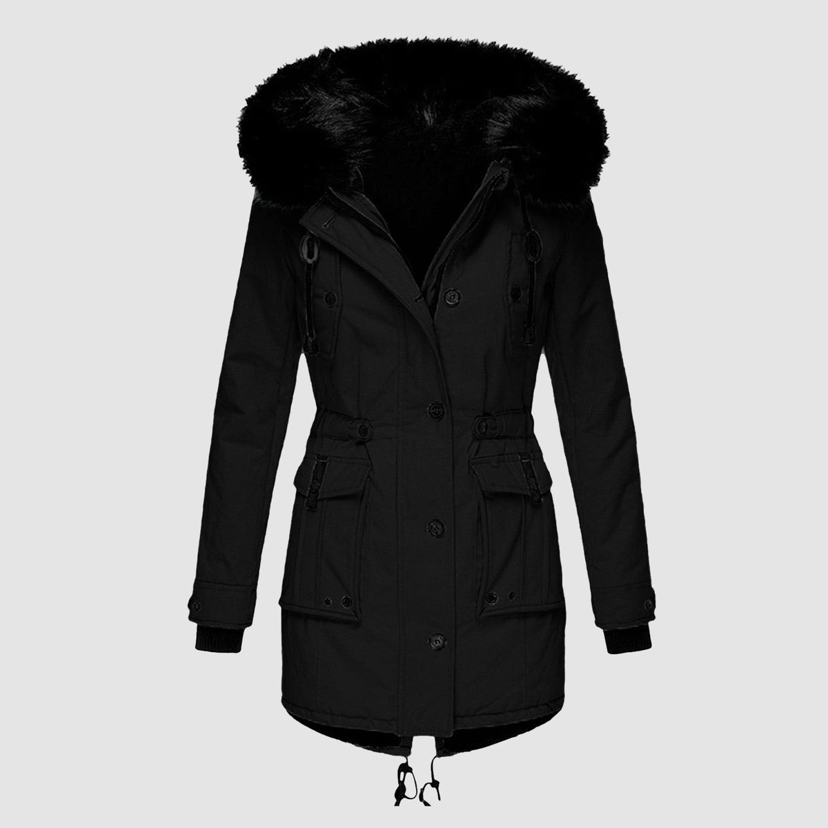 Manteau d'hiver chaud et élégant