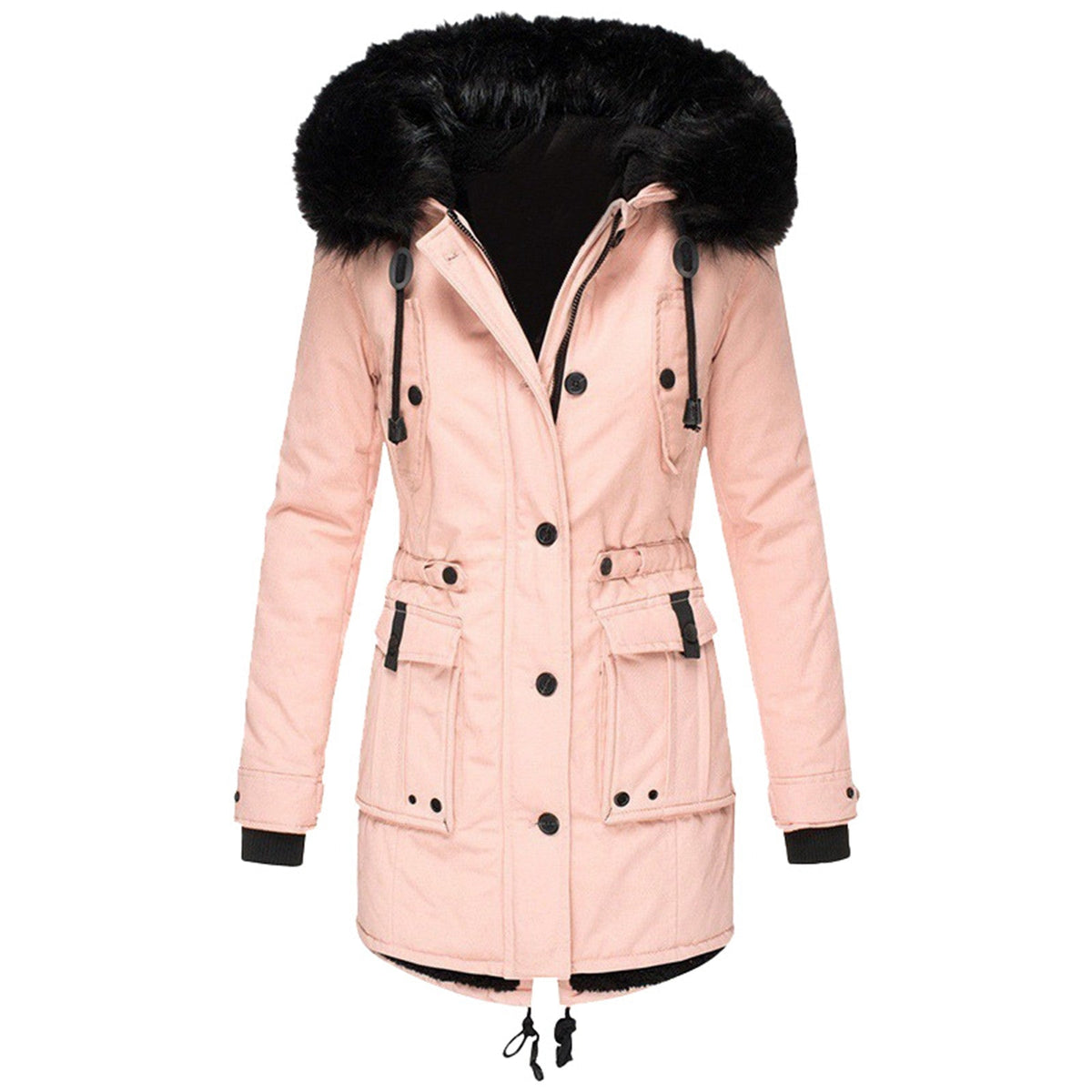 Manteau d'hiver chaud et élégant