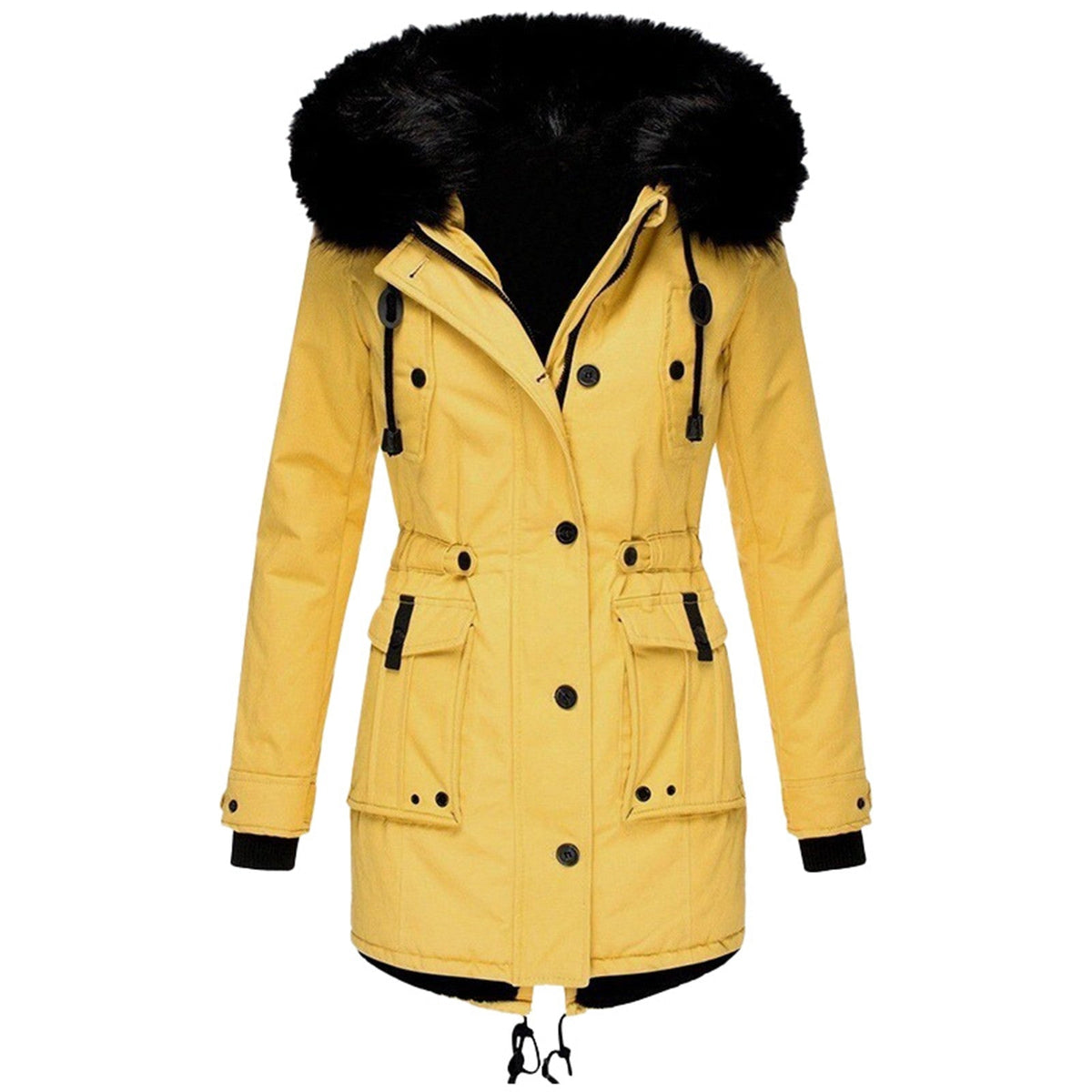 Manteau d'hiver chaud et élégant