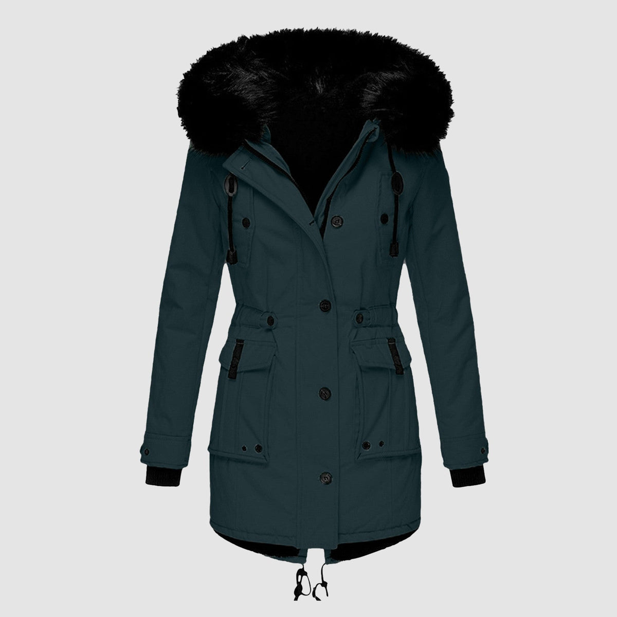 Manteau d'hiver chaud et élégant