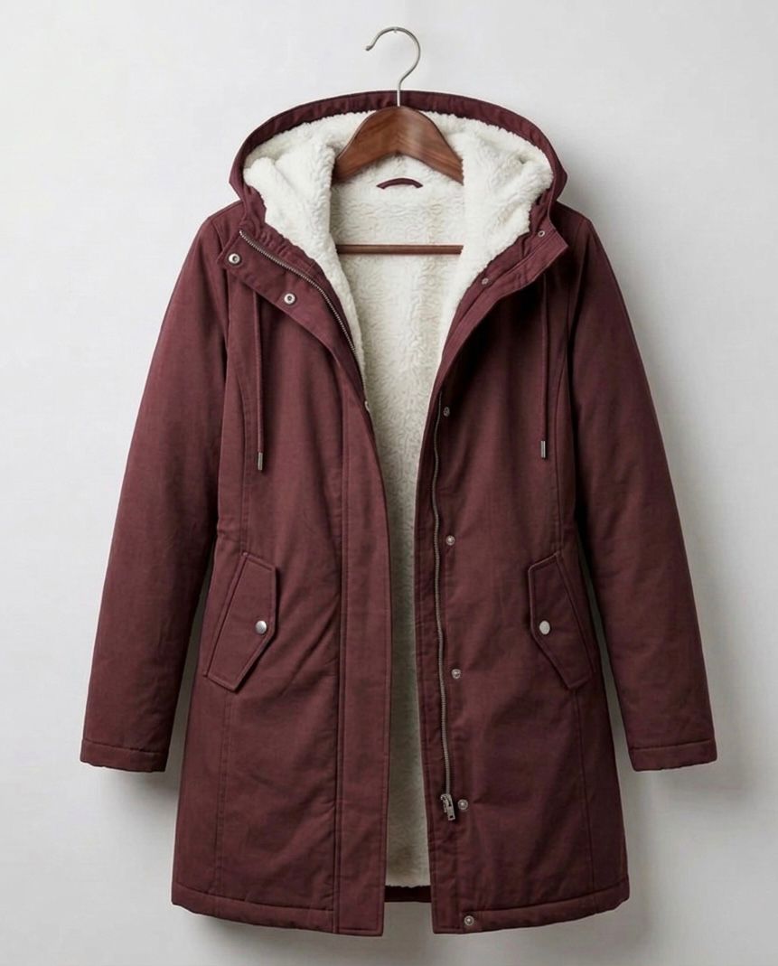 Manteau d'hiver matelassé à capuche