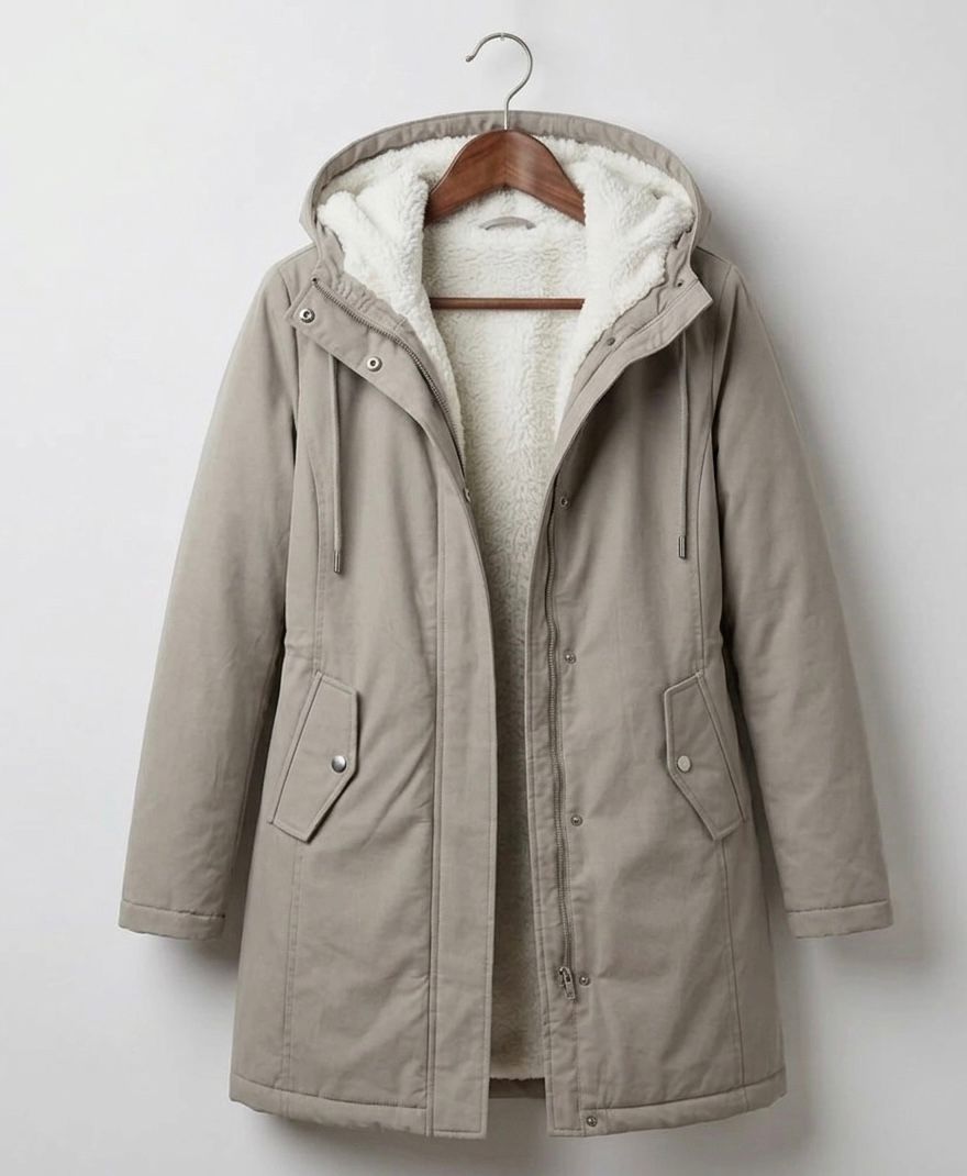 Manteau d'hiver matelassé à capuche