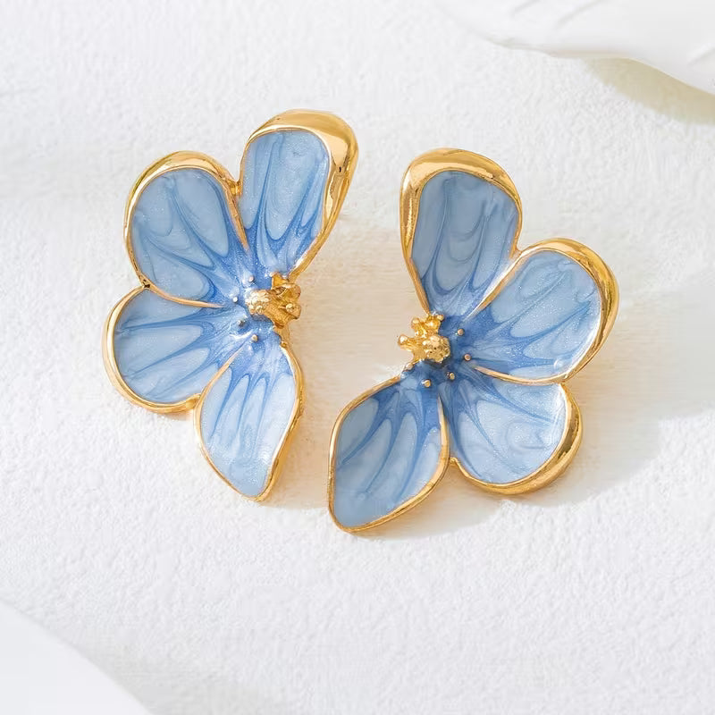 Boucles d'oreilles en pétales de papillon
