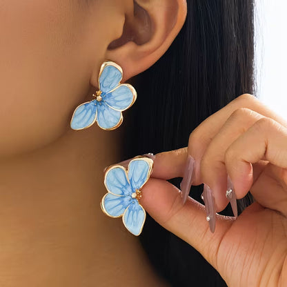 Boucles d'oreilles en pétales de papillon
