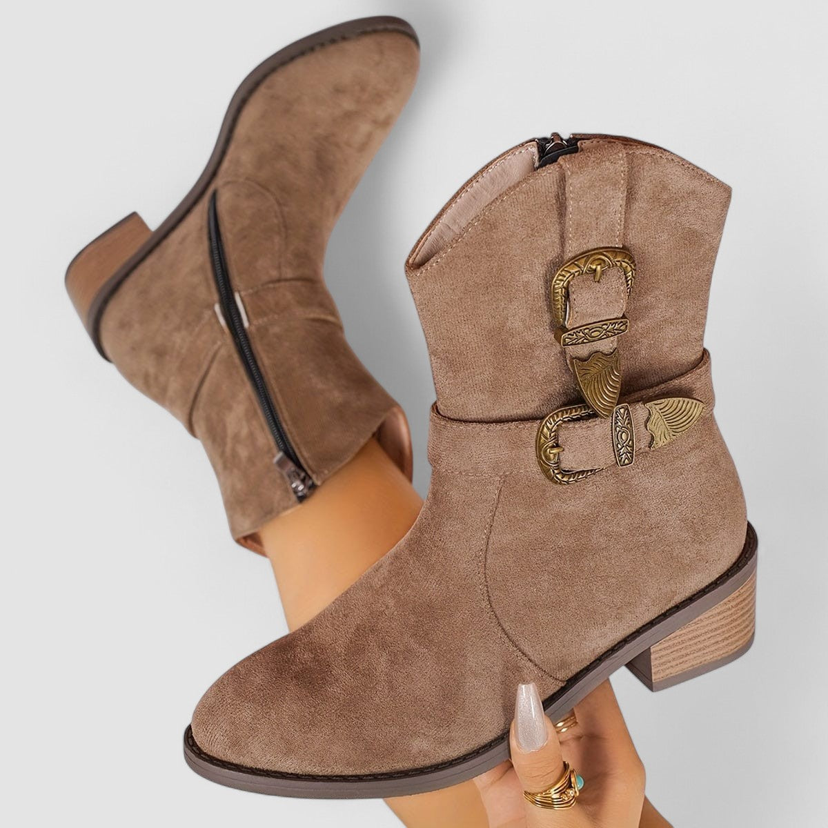 Rosa - Bottes western orthopédiques
