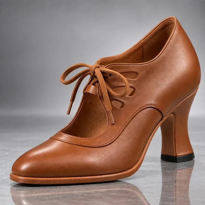 Escarpins Joséphine camel