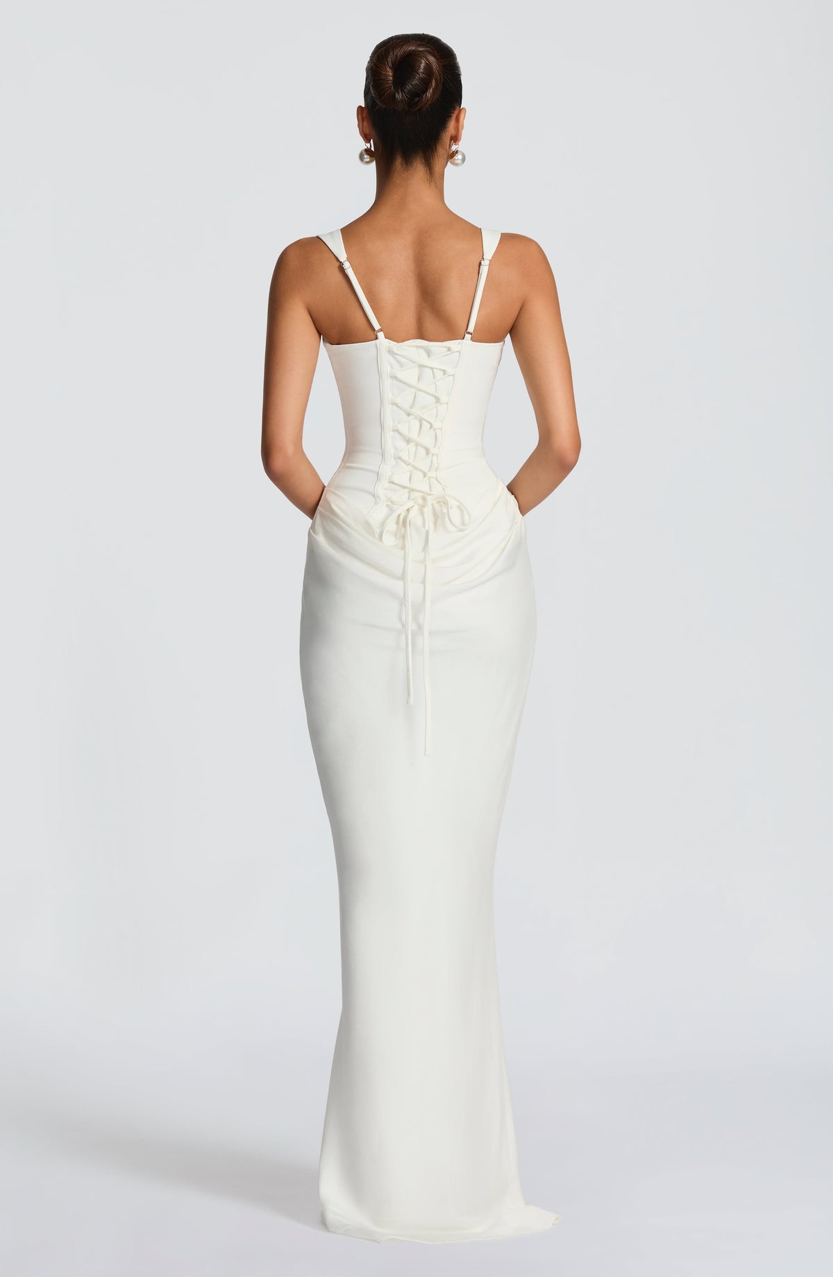 Leonor | Robe longue à col carré