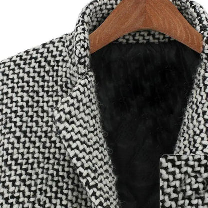 Manteau long ajusté élégant