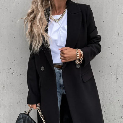 Manteau d'hiver classique à revers