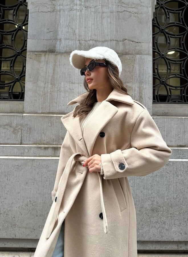 Manteau d'hiver long et chaud