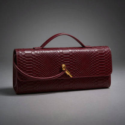 Pochette imprimé serpent Sammi