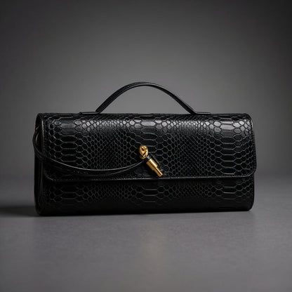 Pochette imprimé serpent Sammi