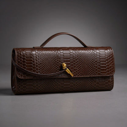 Pochette imprimé serpent Sammi