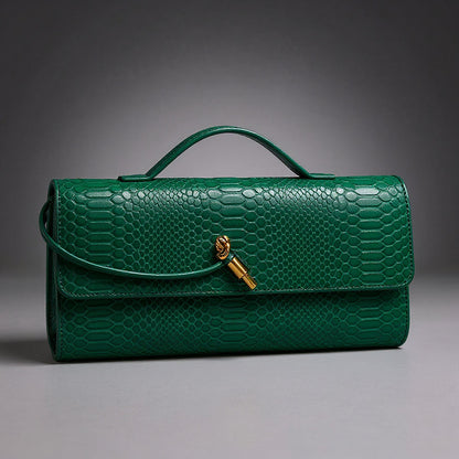 Pochette imprimé serpent Sammi