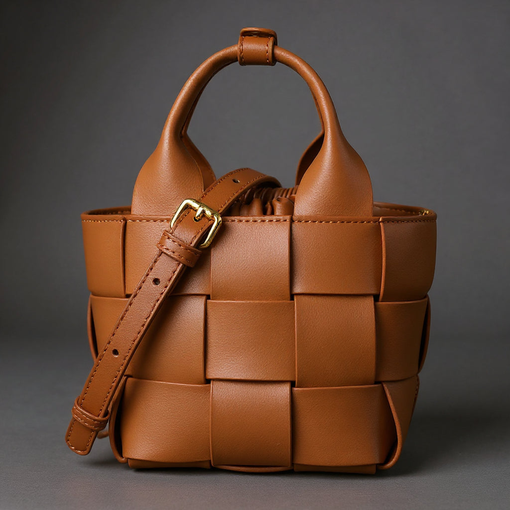 Mini sac panier tressé Wynn