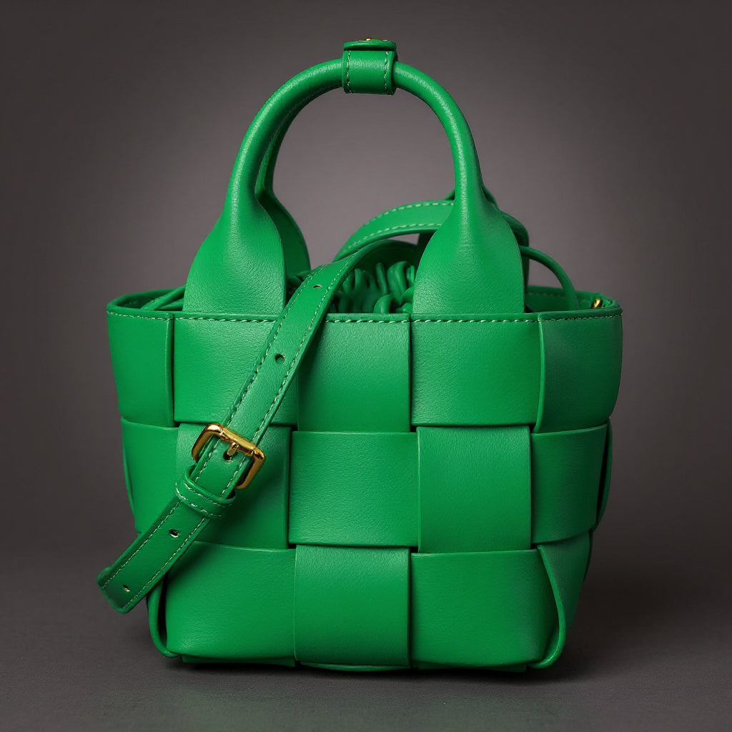 Mini sac panier tressé Wynn
