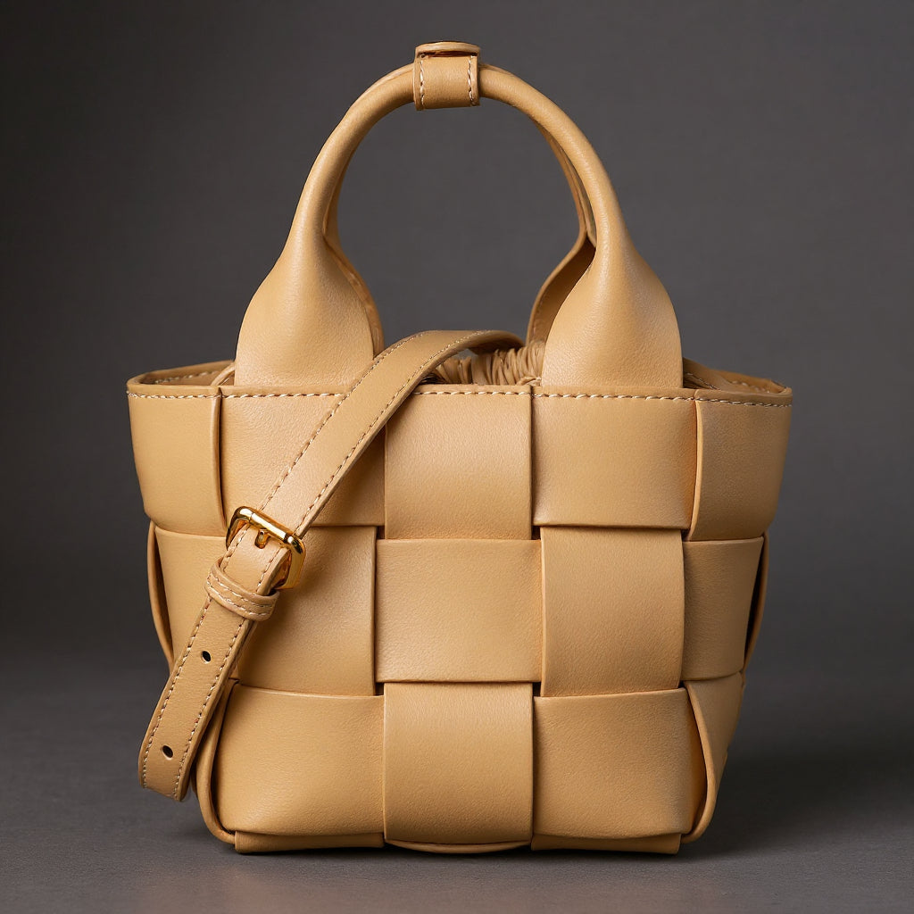 Mini sac panier tressé Wynn