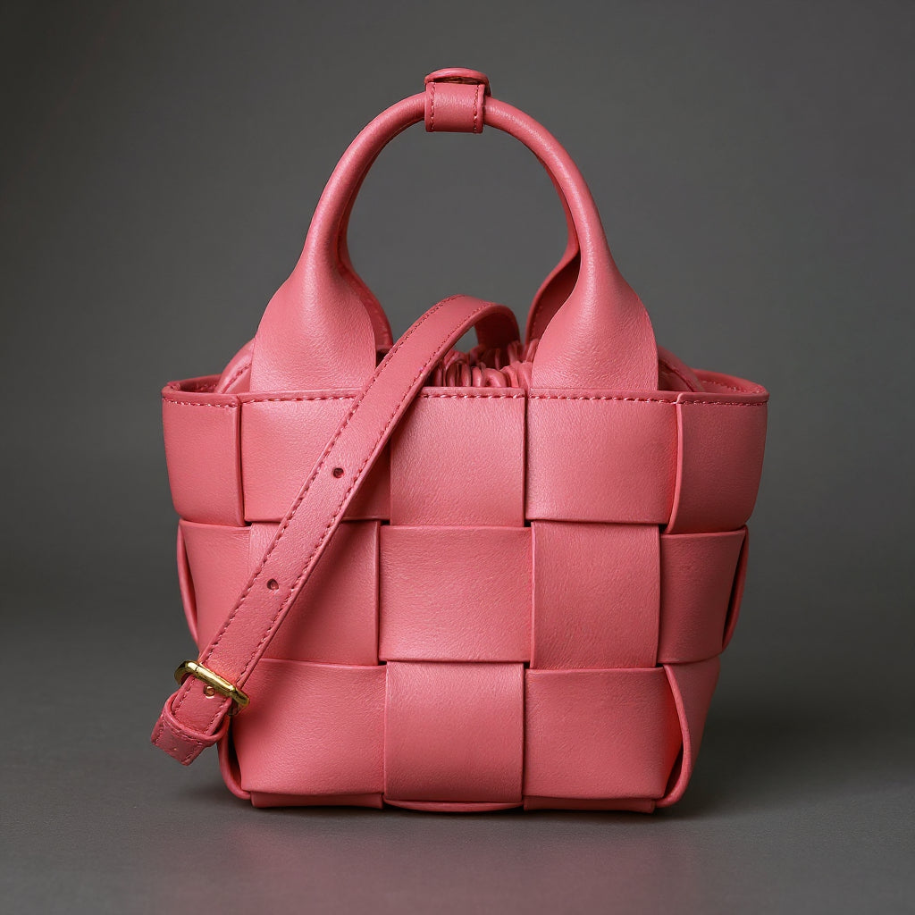 Mini sac panier tressé Wynn