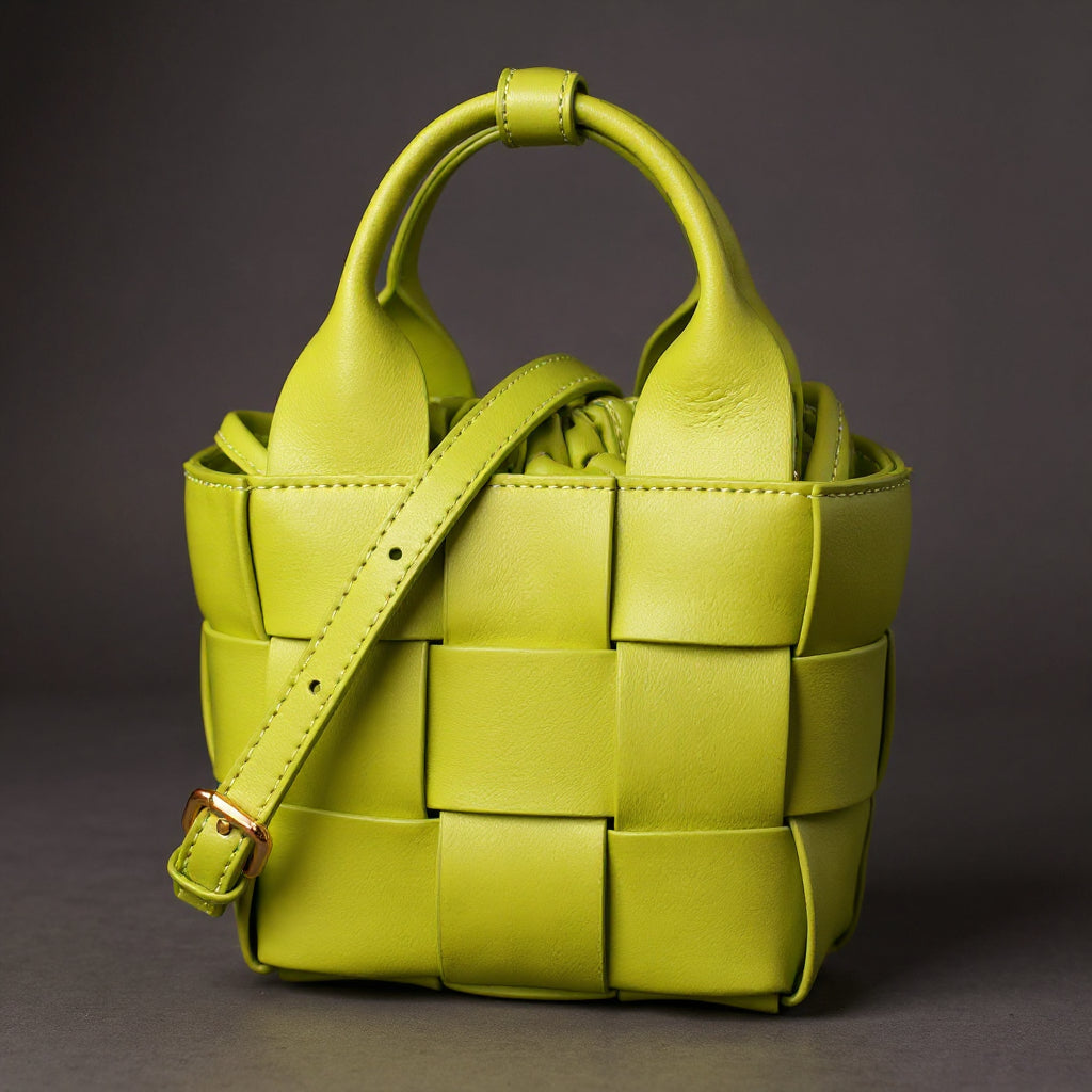 Mini sac panier tressé Wynn