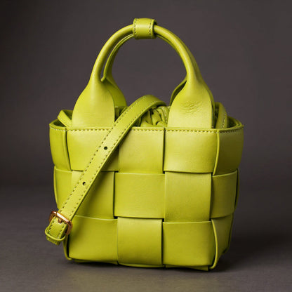 Mini sac panier tressé Wynn