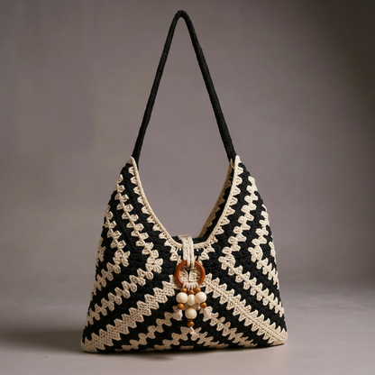 Grand sac crocheté Noelle