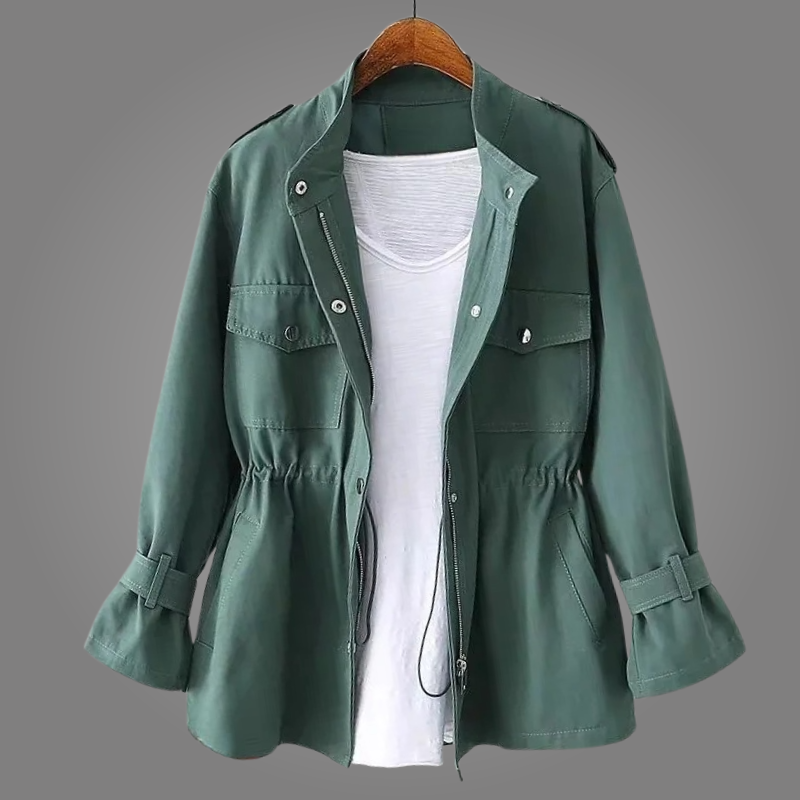 Long manteau ajusté